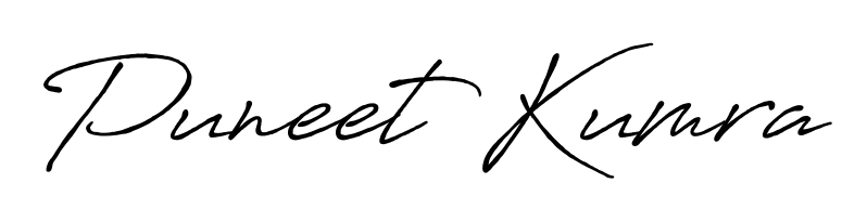 A stylish, flowing autograph style designed for name Puneet Kumra using Antro_Vectra_Bolder typography. Perfect for digital creative projects. Puneet Kumra signature style 7 images and pictures png
