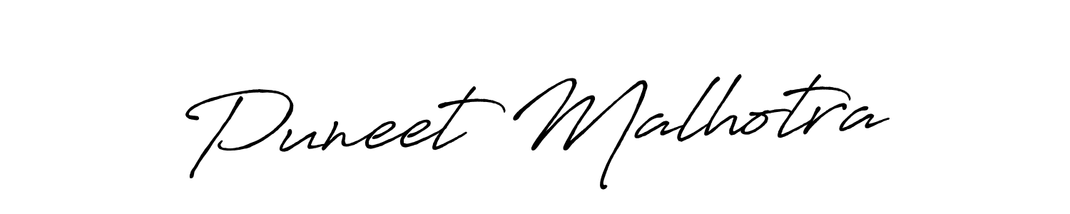 Make a short Puneet Malhotra signature style. Manage your documents anywhere anytime using Antro_Vectra_Bolder. Create and add eSignatures, submit forms, share and send files easily. Puneet Malhotra signature style 7 images and pictures png