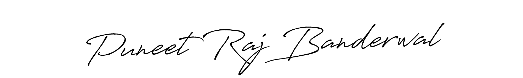 How to make Puneet Raj Banderwal signature? Antro_Vectra_Bolder is a professional autograph style. Create handwritten signature for Puneet Raj Banderwal name. Puneet Raj Banderwal signature style 7 images and pictures png