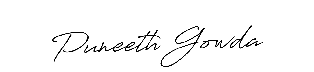 This is the best signature style for the Puneeth Gowda name. Also you like these signature font (Antro_Vectra_Bolder). Mix name signature. Puneeth Gowda signature style 7 images and pictures png