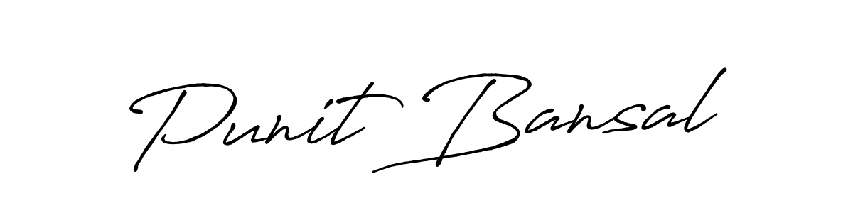 Also You can easily find your signature by using the search form. We will create Punit Bansal name handwritten signature images for you free of cost using Antro_Vectra_Bolder sign style. Punit Bansal signature style 7 images and pictures png