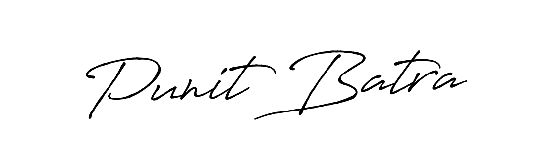 How to make Punit Batra signature? Antro_Vectra_Bolder is a professional autograph style. Create handwritten signature for Punit Batra name. Punit Batra signature style 7 images and pictures png