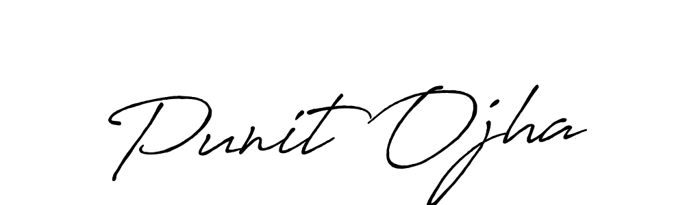 The best way (Antro_Vectra_Bolder) to make a short signature is to pick only two or three words in your name. The name Punit Ojha include a total of six letters. For converting this name. Punit Ojha signature style 7 images and pictures png