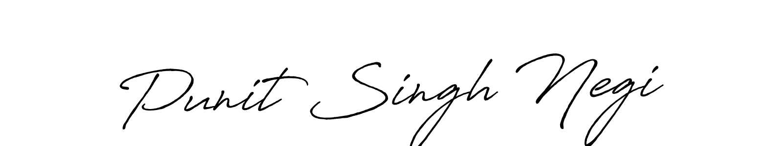 Also we have Punit Singh Negi name is the best signature style. Create professional handwritten signature collection using Antro_Vectra_Bolder autograph style. Punit Singh Negi signature style 7 images and pictures png