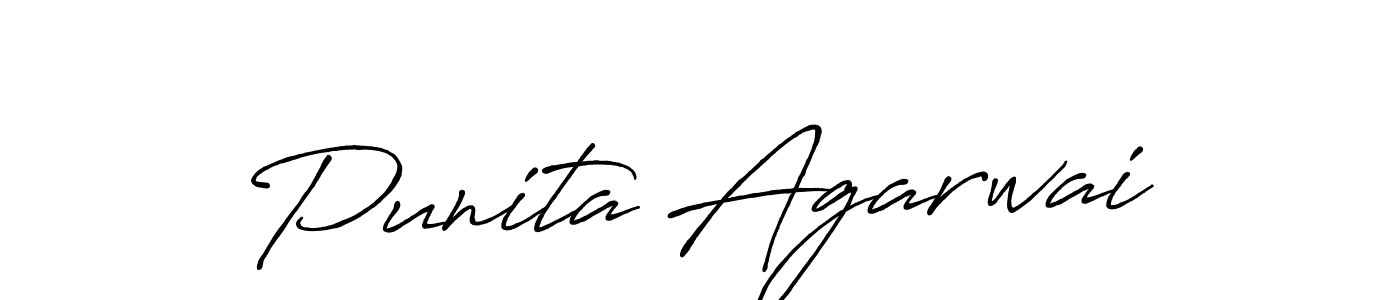 Also we have Punita Agarwai name is the best signature style. Create professional handwritten signature collection using Antro_Vectra_Bolder autograph style. Punita Agarwai signature style 7 images and pictures png