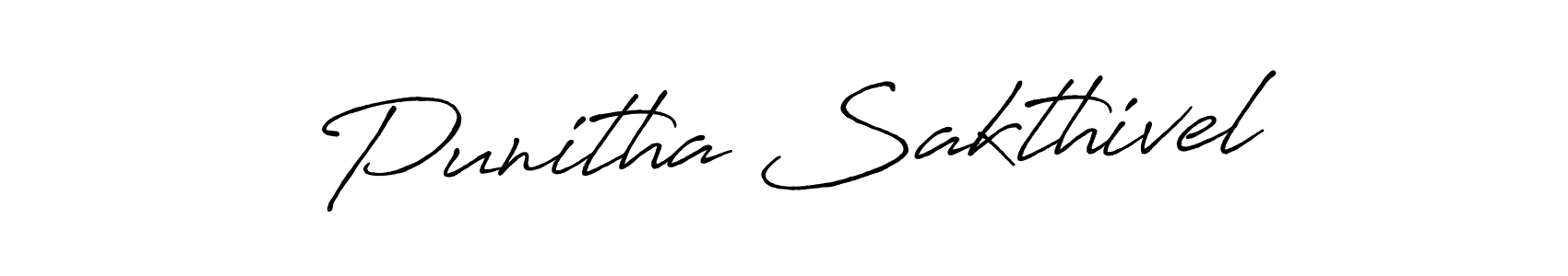 It looks lik you need a new signature style for name Punitha Sakthivel. Design unique handwritten (Antro_Vectra_Bolder) signature with our free signature maker in just a few clicks. Punitha Sakthivel signature style 7 images and pictures png