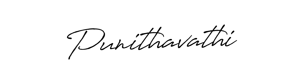 How to make Punithavathi signature? Antro_Vectra_Bolder is a professional autograph style. Create handwritten signature for Punithavathi name. Punithavathi signature style 7 images and pictures png