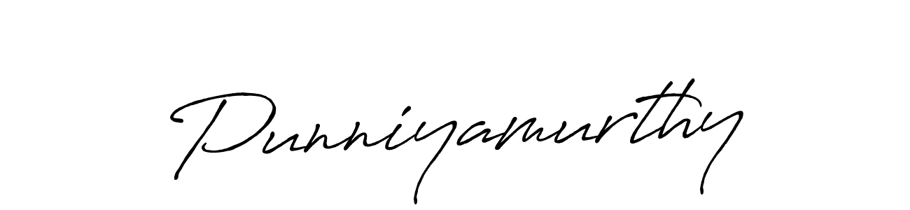 It looks lik you need a new signature style for name Punniyamurthy. Design unique handwritten (Antro_Vectra_Bolder) signature with our free signature maker in just a few clicks. Punniyamurthy signature style 7 images and pictures png