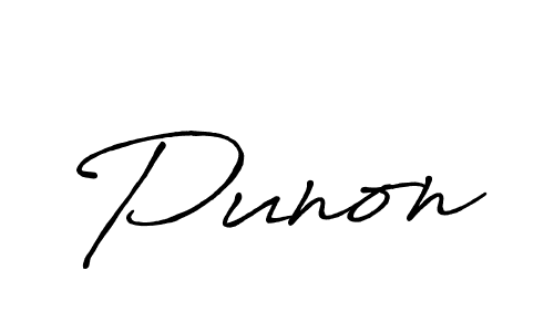 It looks lik you need a new signature style for name Punon. Design unique handwritten (Antro_Vectra_Bolder) signature with our free signature maker in just a few clicks. Punon signature style 7 images and pictures png