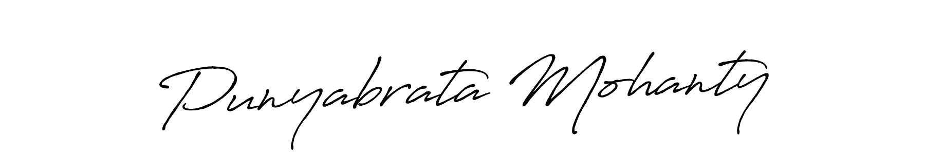 Punyabrata Mohanty stylish signature style. Best Handwritten Sign (Antro_Vectra_Bolder) for my name. Handwritten Signature Collection Ideas for my name Punyabrata Mohanty. Punyabrata Mohanty signature style 7 images and pictures png