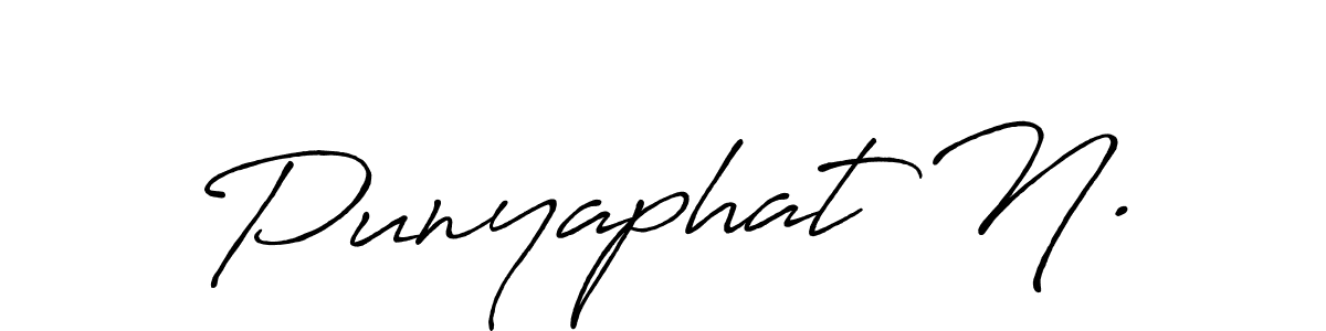 How to make Punyaphat N. signature? Antro_Vectra_Bolder is a professional autograph style. Create handwritten signature for Punyaphat N. name. Punyaphat N. signature style 7 images and pictures png