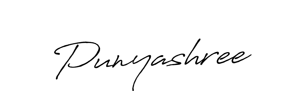 You should practise on your own different ways (Antro_Vectra_Bolder) to write your name (Punyashree) in signature. don't let someone else do it for you. Punyashree signature style 7 images and pictures png