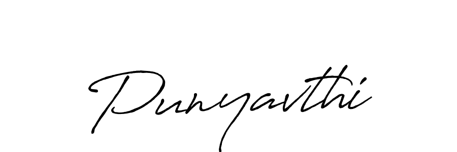 Make a beautiful signature design for name Punyavthi. Use this online signature maker to create a handwritten signature for free. Punyavthi signature style 7 images and pictures png