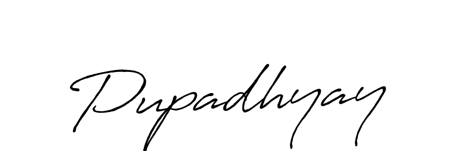 How to make Pupadhyay signature? Antro_Vectra_Bolder is a professional autograph style. Create handwritten signature for Pupadhyay name. Pupadhyay signature style 7 images and pictures png