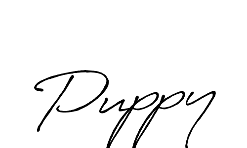 Once you've used our free online signature maker to create your best signature Antro_Vectra_Bolder style, it's time to enjoy all of the benefits that Puppy name signing documents. Puppy signature style 7 images and pictures png