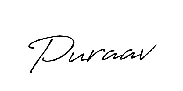 It looks lik you need a new signature style for name Puraav. Design unique handwritten (Antro_Vectra_Bolder) signature with our free signature maker in just a few clicks. Puraav signature style 7 images and pictures png