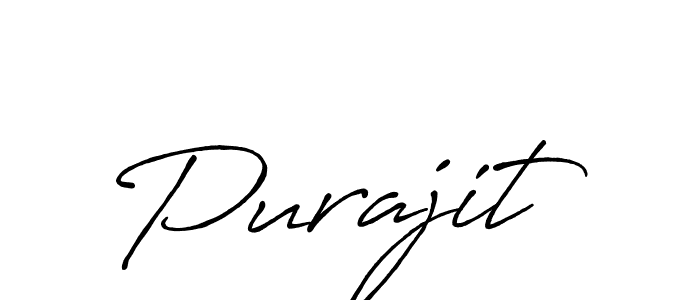 The best way (Antro_Vectra_Bolder) to make a short signature is to pick only two or three words in your name. The name Purajit include a total of six letters. For converting this name. Purajit signature style 7 images and pictures png