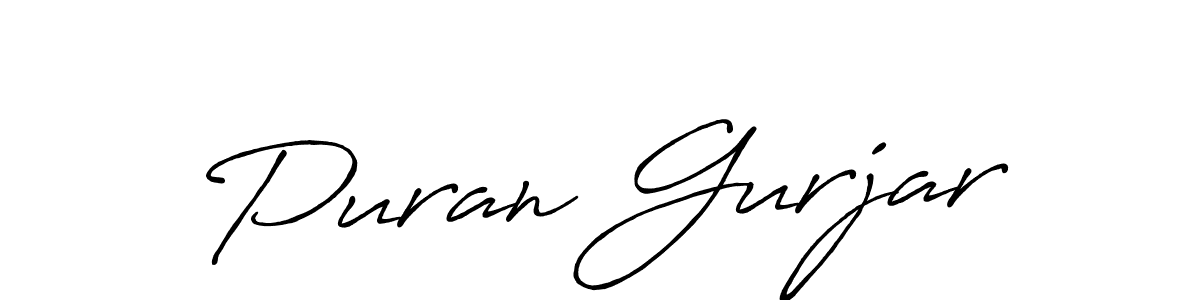 How to Draw Puran Gurjar signature style? Antro_Vectra_Bolder is a latest design signature styles for name Puran Gurjar. Puran Gurjar signature style 7 images and pictures png