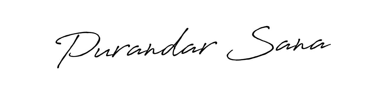 if you are searching for the best signature style for your name Purandar Sana. so please give up your signature search. here we have designed multiple signature styles  using Antro_Vectra_Bolder. Purandar Sana signature style 7 images and pictures png