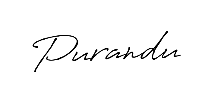 Purandu stylish signature style. Best Handwritten Sign (Antro_Vectra_Bolder) for my name. Handwritten Signature Collection Ideas for my name Purandu. Purandu signature style 7 images and pictures png