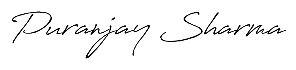 Discover the perfect balance of readability and style for Puranjay Sharma with Antro_Vectra_Bolder font. Create your dream signature today. Puranjay Sharma signature style 7 images and pictures png