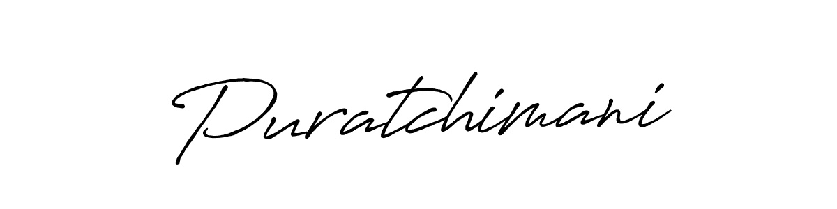 How to make Puratchimani signature? Antro_Vectra_Bolder is a professional autograph style. Create handwritten signature for Puratchimani name. Puratchimani signature style 7 images and pictures png