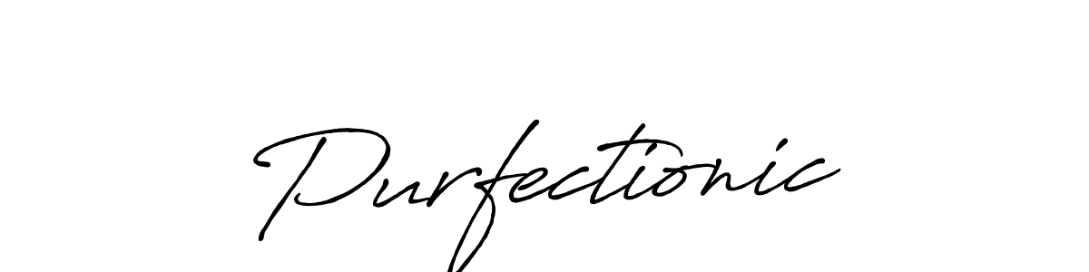 Create a beautiful signature design for name Purfectionic. With this signature (Antro_Vectra_Bolder) fonts, you can make a handwritten signature for free. Purfectionic signature style 7 images and pictures png