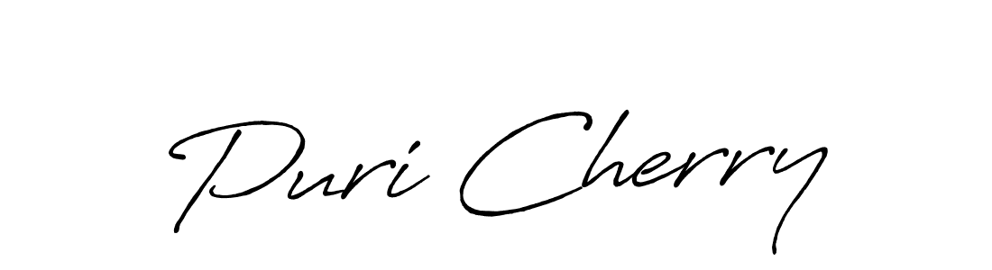 It looks lik you need a new signature style for name Puri Cherry. Design unique handwritten (Antro_Vectra_Bolder) signature with our free signature maker in just a few clicks. Puri Cherry signature style 7 images and pictures png