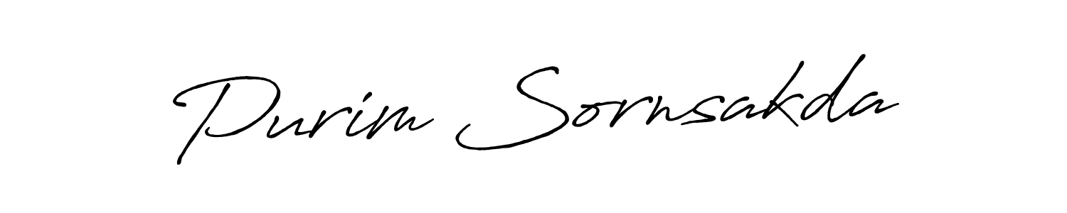 Use a signature maker to create a handwritten signature online. With this signature software, you can design (Antro_Vectra_Bolder) your own signature for name Purim Sornsakda. Purim Sornsakda signature style 7 images and pictures png