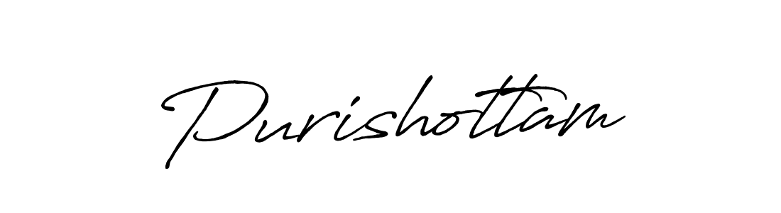 Use a signature maker to create a handwritten signature online. With this signature software, you can design (Antro_Vectra_Bolder) your own signature for name Purishottam. Purishottam signature style 7 images and pictures png