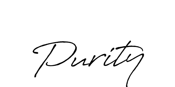 How to make Purity name signature. Use Antro_Vectra_Bolder style for creating short signs online. This is the latest handwritten sign. Purity signature style 7 images and pictures png