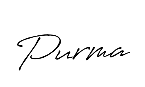 It looks lik you need a new signature style for name Purma. Design unique handwritten (Antro_Vectra_Bolder) signature with our free signature maker in just a few clicks. Purma signature style 7 images and pictures png