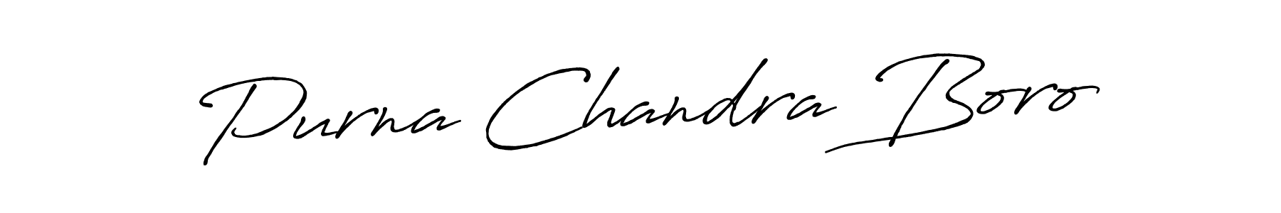 The best way (Antro_Vectra_Bolder) to make a short signature is to pick only two or three words in your name. The name Purna Chandra Boro include a total of six letters. For converting this name. Purna Chandra Boro signature style 7 images and pictures png