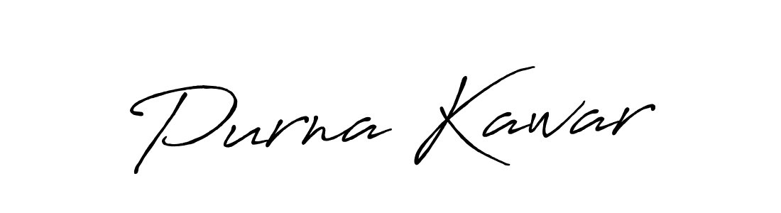 Antro_Vectra_Bolder is a professional signature style that is perfect for those who want to add a touch of class to their signature. It is also a great choice for those who want to make their signature more unique. Get Purna Kawar name to fancy signature for free. Purna Kawar signature style 7 images and pictures png