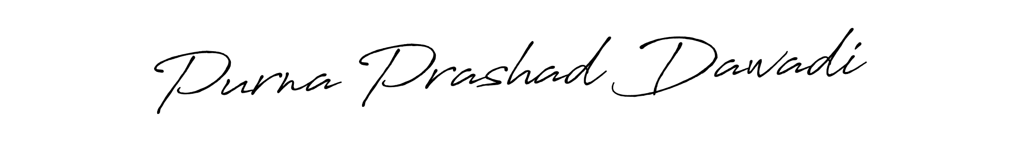 Use a signature maker to create a handwritten signature online. With this signature software, you can design (Antro_Vectra_Bolder) your own signature for name Purna Prashad Dawadi. Purna Prashad Dawadi signature style 7 images and pictures png