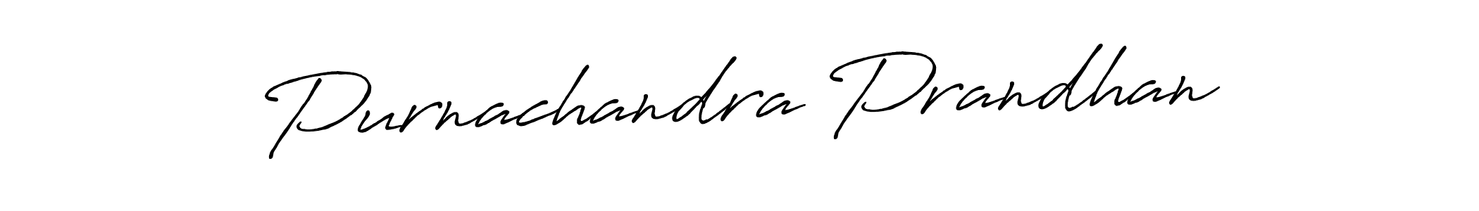 How to make Purnachandra Prandhan name signature. Use Antro_Vectra_Bolder style for creating short signs online. This is the latest handwritten sign. Purnachandra Prandhan signature style 7 images and pictures png