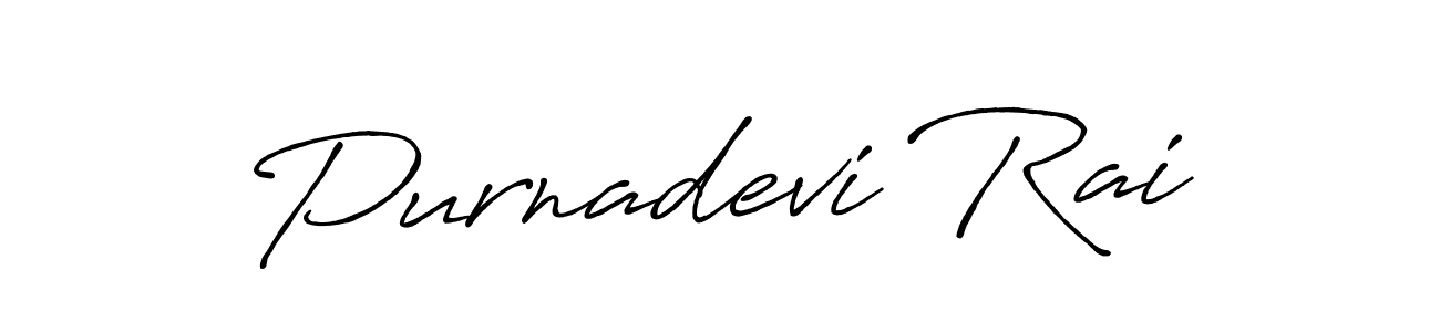 Make a beautiful signature design for name Purnadevi Rai. Use this online signature maker to create a handwritten signature for free. Purnadevi Rai signature style 7 images and pictures png