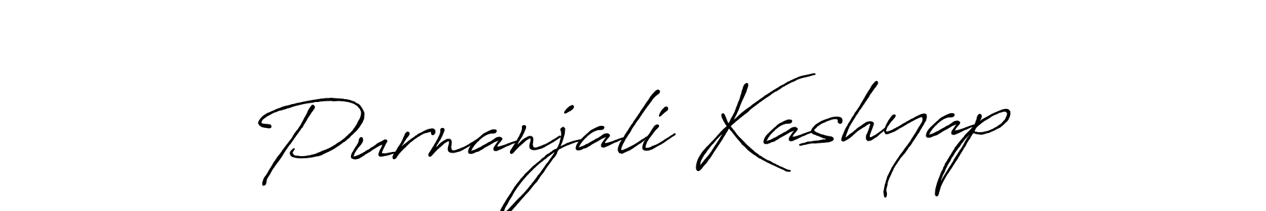 Use a signature maker to create a handwritten signature online. With this signature software, you can design (Antro_Vectra_Bolder) your own signature for name Purnanjali Kashyap. Purnanjali Kashyap signature style 7 images and pictures png