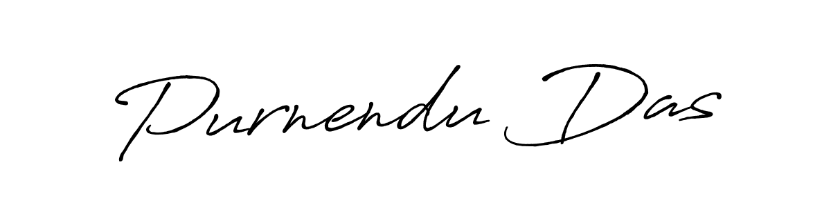 Make a beautiful signature design for name Purnendu Das. With this signature (Antro_Vectra_Bolder) style, you can create a handwritten signature for free. Purnendu Das signature style 7 images and pictures png