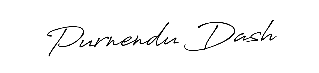 Design your own signature with our free online signature maker. With this signature software, you can create a handwritten (Antro_Vectra_Bolder) signature for name Purnendu Dash. Purnendu Dash signature style 7 images and pictures png