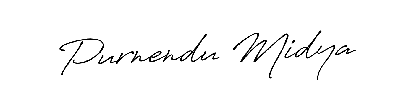 Purnendu Midya stylish signature style. Best Handwritten Sign (Antro_Vectra_Bolder) for my name. Handwritten Signature Collection Ideas for my name Purnendu Midya. Purnendu Midya signature style 7 images and pictures png