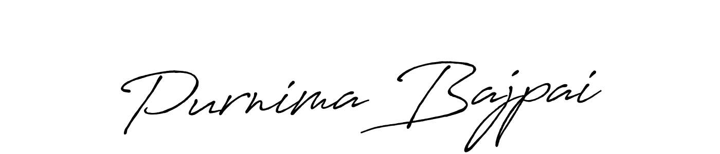 if you are searching for the best signature style for your name Purnima Bajpai. so please give up your signature search. here we have designed multiple signature styles  using Antro_Vectra_Bolder. Purnima Bajpai signature style 7 images and pictures png