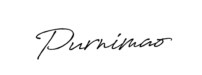 You should practise on your own different ways (Antro_Vectra_Bolder) to write your name (Purnimao) in signature. don't let someone else do it for you. Purnimao signature style 7 images and pictures png