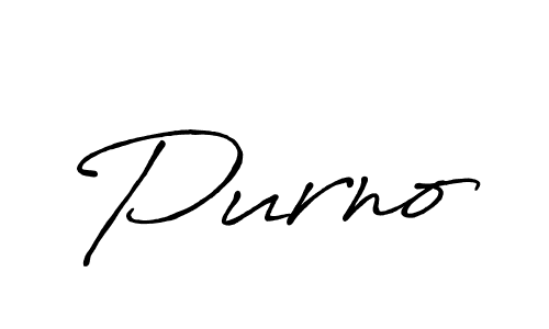 Design your own signature with our free online signature maker. With this signature software, you can create a handwritten (Antro_Vectra_Bolder) signature for name Purno. Purno signature style 7 images and pictures png