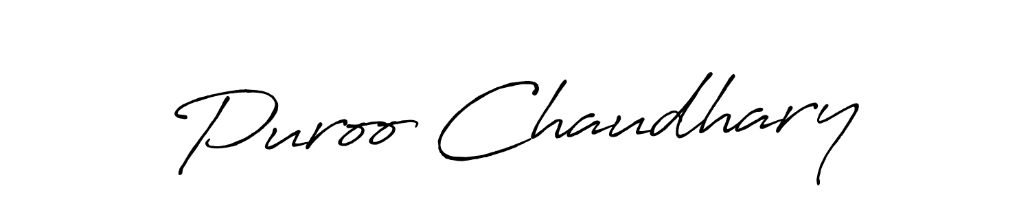 This is the best signature style for the Puroo Chaudhary name. Also you like these signature font (Antro_Vectra_Bolder). Mix name signature. Puroo Chaudhary signature style 7 images and pictures png