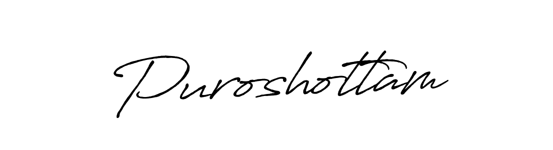 How to make Puroshottam name signature. Use Antro_Vectra_Bolder style for creating short signs online. This is the latest handwritten sign. Puroshottam signature style 7 images and pictures png