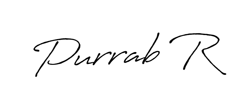 Best and Professional Signature Style for Purrab R. Antro_Vectra_Bolder Best Signature Style Collection. Purrab R signature style 7 images and pictures png