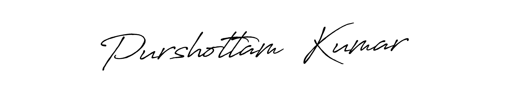 Design your own signature with our free online signature maker. With this signature software, you can create a handwritten (Antro_Vectra_Bolder) signature for name Purshottam  Kumar. Purshottam  Kumar signature style 7 images and pictures png