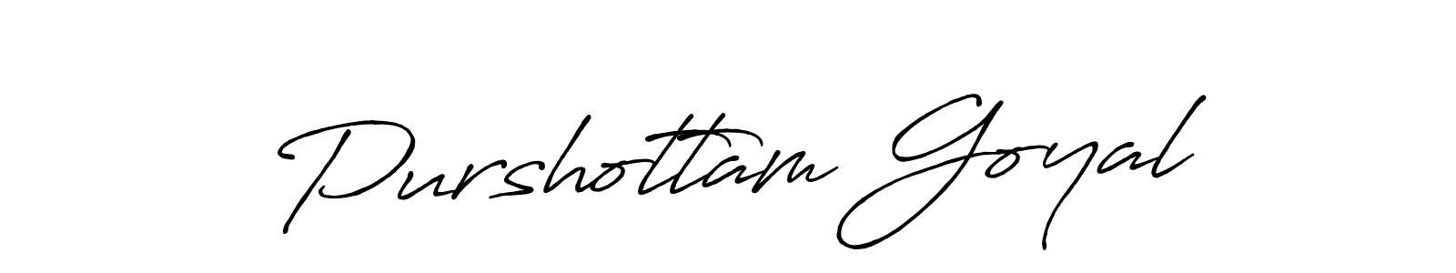 Antro_Vectra_Bolder is a professional signature style that is perfect for those who want to add a touch of class to their signature. It is also a great choice for those who want to make their signature more unique. Get Purshottam Goyal name to fancy signature for free. Purshottam Goyal signature style 7 images and pictures png