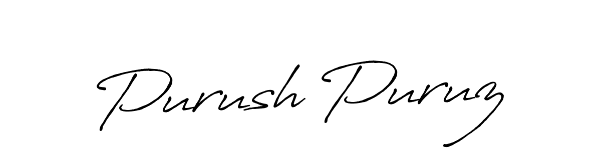 Antro_Vectra_Bolder is a professional signature style that is perfect for those who want to add a touch of class to their signature. It is also a great choice for those who want to make their signature more unique. Get Purush Puruz name to fancy signature for free. Purush Puruz signature style 7 images and pictures png